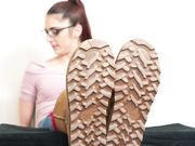 The Tickle Room - Entei the Most Ticklish Girl �Playing Foot Games�