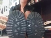 Arab goddess nylon feet