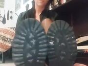 Arab goddess nylon feet