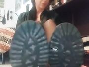 Arab goddess nylon feet