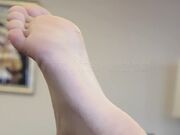 Sexy soft asian feet of brunette woman feet joi pov