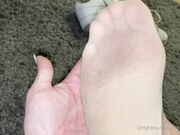 Amazing Sweaty Nylon Feet