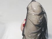 nylon feet on nylon cock