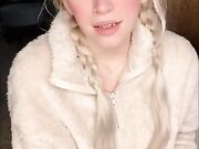 blonde amateur babe tease show soft feet soles pov joi