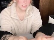 blonde amateur babe tease show soft feet soles pov joi