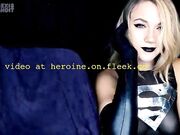 Girl's Black Nyloned Feet