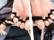 Femdom falaka punishment 60x strikes