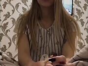 blonde amateur babe sexy soft soles feet joi pov