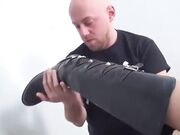 Mistress Sablique-Boot Worship Licking Domination