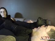 DreamGirlsInSocks-Beautiful Black Socks Sniffing