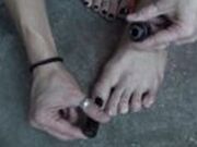 EvelinStone - Evelin Smelling Playing Painting Feet