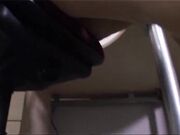 Lick my shoes and my nylon covered  feet