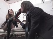 Stella Liberty-boot and sweaty nylon worship