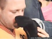 Mistress boot & sweaty socks sniff