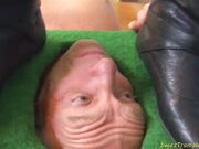 Lady Amy-Boot trampling & socks sniff