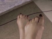 Mature Female Nylons Feet #13