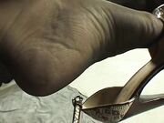Mature Female Nylons Feet #30