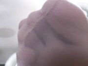 LadyGold - white stocking worship