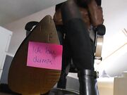 LadyGold -slave under the table1