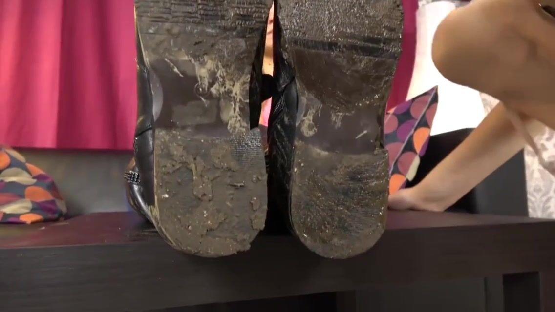 Lezdom Dirty Boot Cleaning