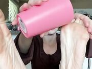 rough soles feet toes brunette sexy face oily joi pov