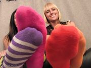 Girls Beautiful Socks Feet
