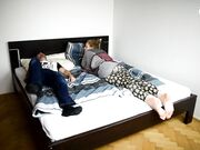 Excited by her Big Bare Feet in his Face