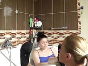 Female Foot Worship In The Bathroom