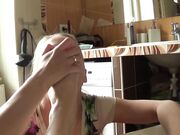 Female Foot Worship In The Bathroom