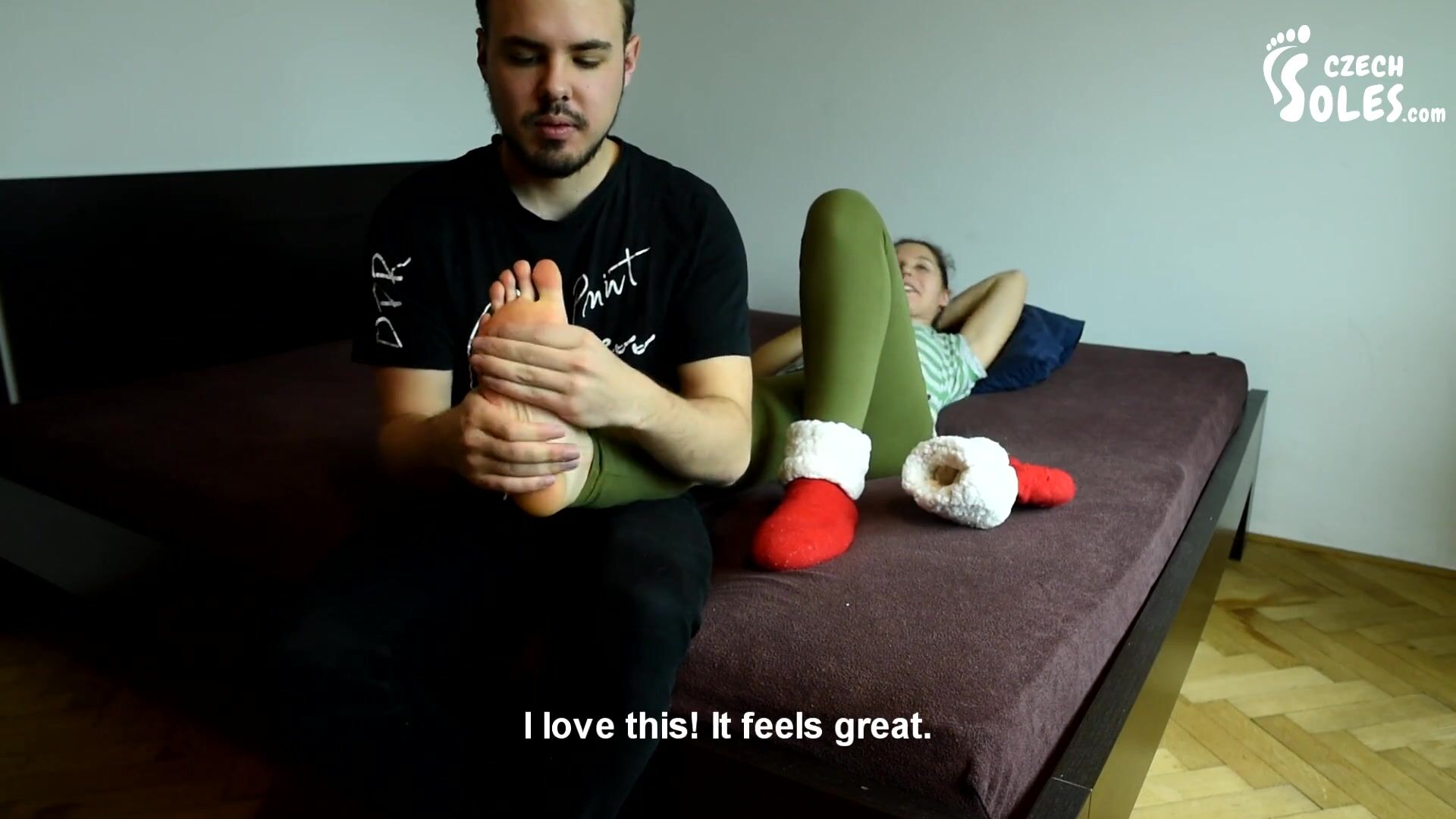 Czech Soles - Christmas Foot Fetish Wish (Foot Worship, Long Toes, Sexy Feet,Czech Soles)