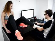 Czech Soles - Controlled By Her Smelly Feet (Gym Socks, Foot Smelling, Workout Feet, Stinky Feet, Smelly Sneakers) 