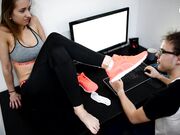 Czech Soles - Controlled By Her Smelly Feet (Gym Socks, Foot Smelling, Workout Feet, Stinky Feet, Smelly Sneakers) 