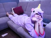 Czech Soles - Cosplay BIG Teen Feet Teasing POV (POV Foot Worship, Young Feet, Unicorn Feet, BIG Feet, Sexy Soles) 