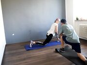 Czech Soles - Crushed By Gym Instructor's Feet (Foot Domination, Big Feet, Beating, Kicking, Femdom, Foot Slave) 