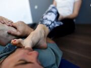 Czech Soles - Crushed By Gym Instructor's Feet (Foot Domination, Big Feet, Beating, Kicking, Femdom, Foot Slave) 