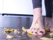 Czech Soles - Crushing Fruits Under Her Sexy Bare Feet, POV (Food Crushing, POV Trample, Bare Feet, POV Feet)