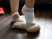 Czech Soles - Daniela's Stomping Tedy Bear Rampage¡ (Feet, Foot Fetish, Trampling) 