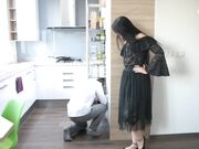 Czech Soles - Dominant Gothic Girl Bullying Her Neighbour (Footdom, Femdom, Foot Worship, Gothic Feet, Czech Feet) 