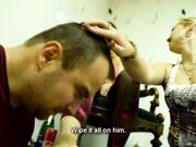 Czech Soles - Double Footdom By Bare Feet In Gym Sneakers (Stinky Feet, Foot Smelling, Gym Feet, Femdom, Smother) 