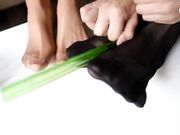 Czech Soles - Double Smelly Pantyhose Worship (Foot Smelling, Foot Smother, Sexy Feet, Czech Feet, Foot Tease) 