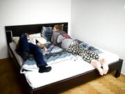 Czech Soles - Excited By Her Big Bare Feet In His Face (Pushed Foot Worship, Foot Massage, BIG Feet, Young Soles) 