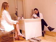 Czech Soles - Foot Massage Bossing Of Her Secretary (Office Foot Domination, Office Feet, Boss Feet, Lesbian Feet) 