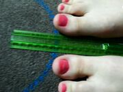 Czech Soles - Foot Measuring With Czech Footgirl Ivet (Feet, Big Feet, Foot Fetish,Soles) 