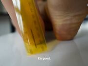 Czech Soles - Foot Size Rivalry And Comparing On Workplace (Office Feet, Big Feet, Small Feet, Foot Teasing, Toes) 