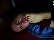 Czech Soles - Foot Smother And HOM Humiliation (Foot Fetish, Amateur, Feet, Femdom) 
