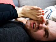 Czech Soles - Foot Smother And HOM Submission By Eliška (Foot Fetish, Big Feet, Foot Worship, Mixed Wrestling) 