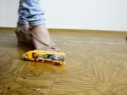 Czech Soles - Giantess Crushing Puny Cars (Giant Feet, Foot Crushing, Czech Soles, Feet) 