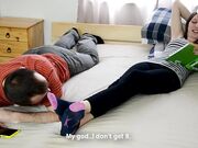 Czech Soles - Girlfriend's Feet Worship (Socks, Worn Socks, Foot Worship, Long Toes, Sexy Feet, 18yo Feet, Soles) 