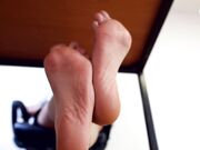 Czech Soles - Harbor Worker Is Allowed To Worship Feet Of His Gorgeous Boss (Foot Worship, Long Toes, Boss Feet) 