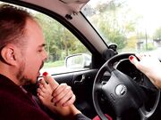 Czech Soles - Her BIG Smelly Feet In Car Are A Turn On (Foot Smelling, Big Feet, Foot Worship, Teen Feet, Soles) 